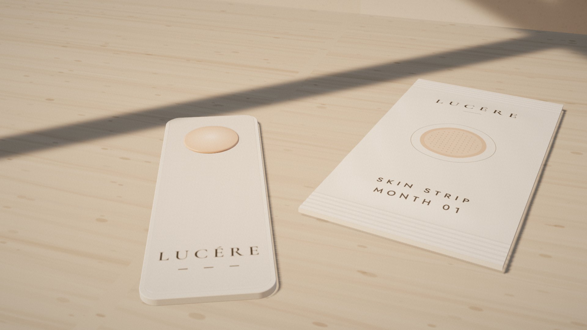 The Lucére skin strip